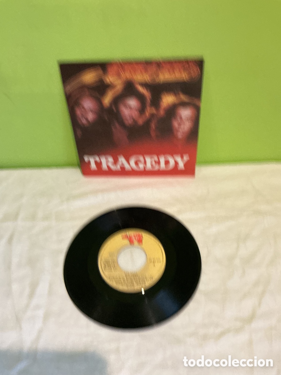 Discos de vinilo: Bee Gees &ndash; Tragedy &ndash; Single 1979b - Foto 2