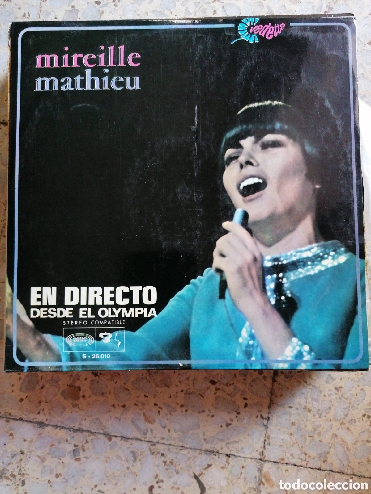 Discos de vinilo: LP MIREILLE MATHIEU EN DIRECTO DESDE EL OLYMPIA 1968 ESPA&Ntilde;A
