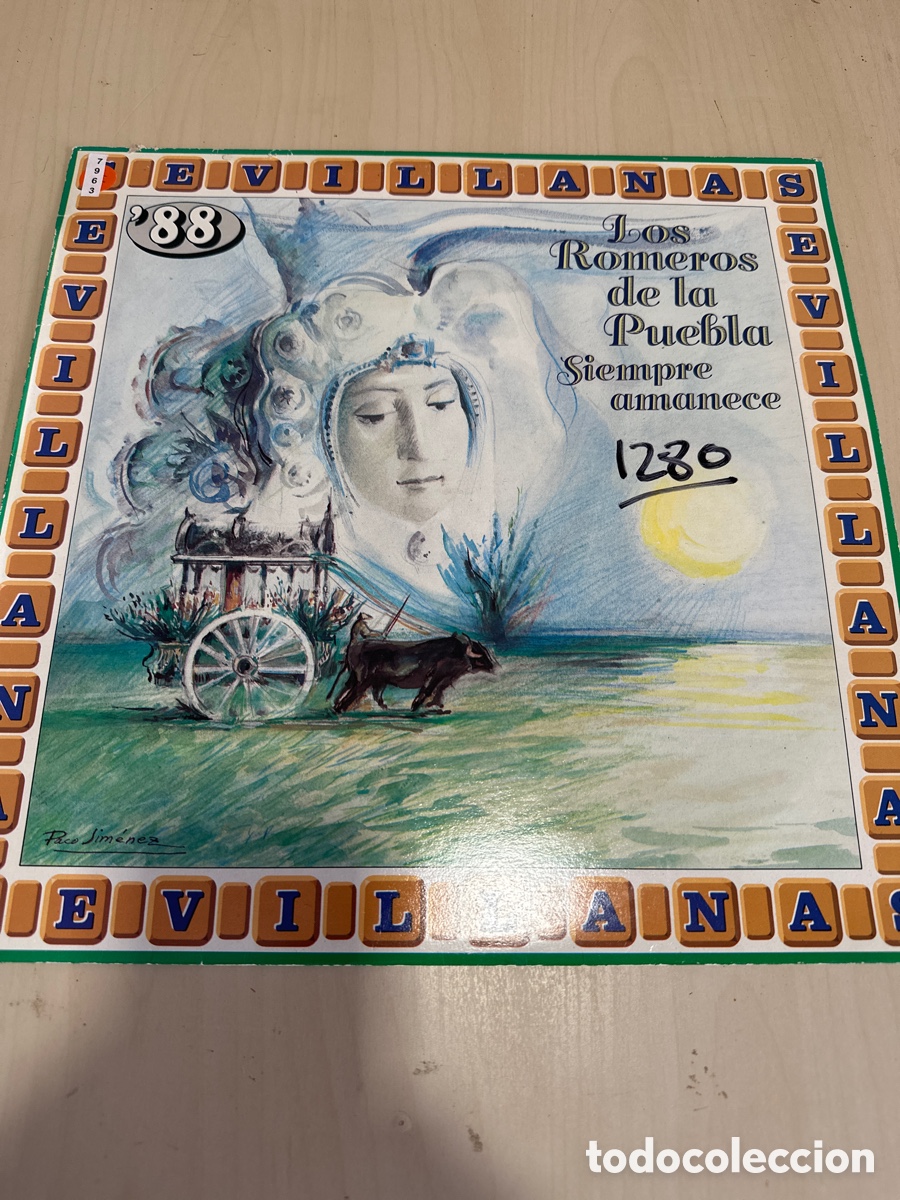 Discos de vinilo: VIN7963 sevillanas los romeros de la puebla siempre amanece segunda mano