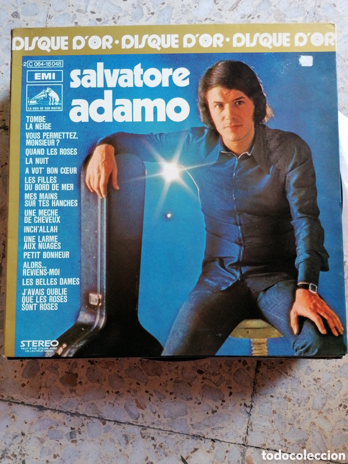 Discos de vinilo: LP SALVATORE ADAMO DISQUE D&acute;OR 1972 FRANCIA PORTADA DOBLE