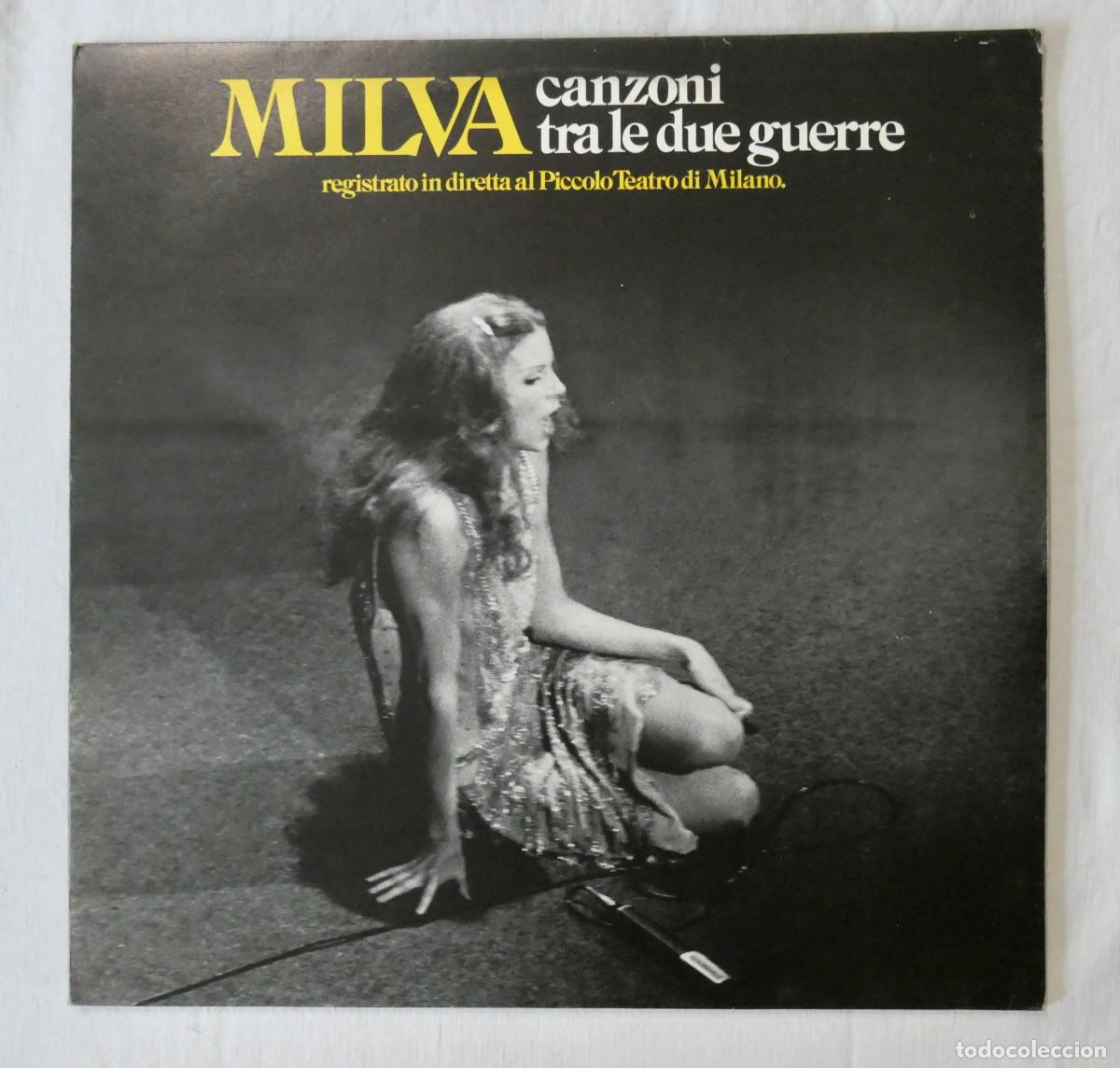 Discos de vinilo: MILVA - CANZONI TRA LE DUE GUERRE - VINILO LP LIVE - DISCHI RICORDI ITALIA 1978