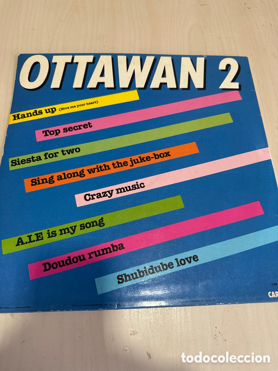 Discos de vinilo: VIN7967 ottawan 2 segunda mano - Foto 2