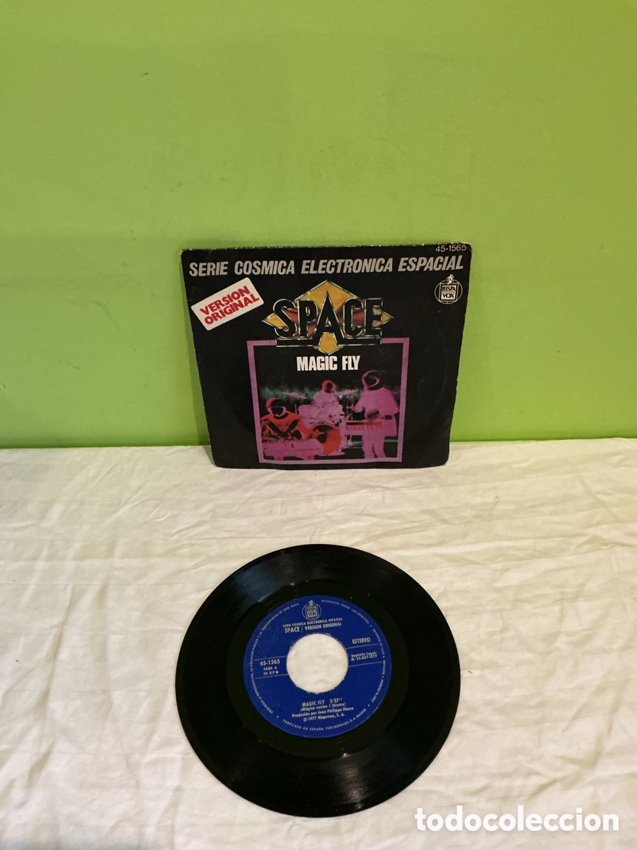 Discos de vinilo: Space &ndash; Magic Fly / Ballad for Space Lovers &ndash; Single 7&rdquo; Espa&ntilde;a 1977 - Foto 2