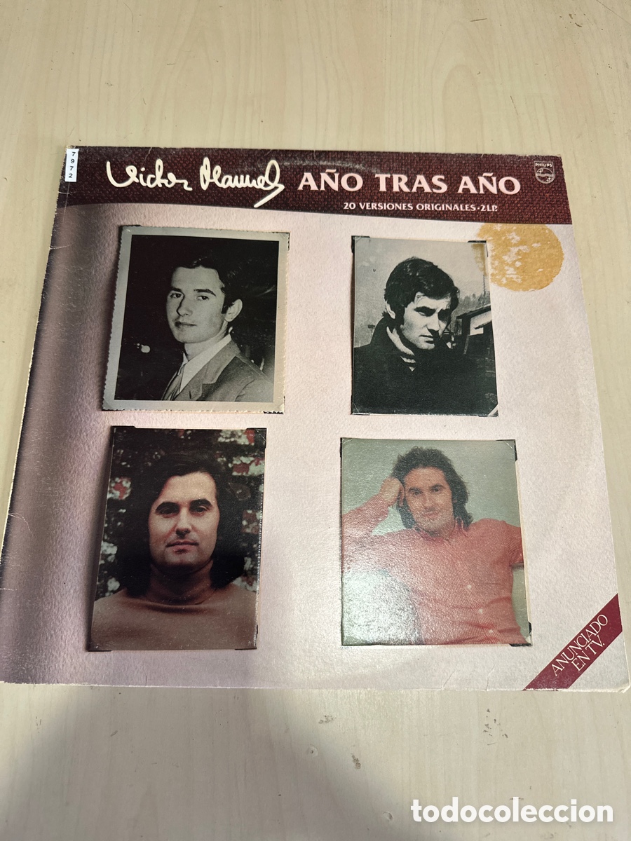 Discos de vinilo: VIN7972 V&iacute;ctor Manuel a&ntilde;os tras a&ntilde;o segunda mano