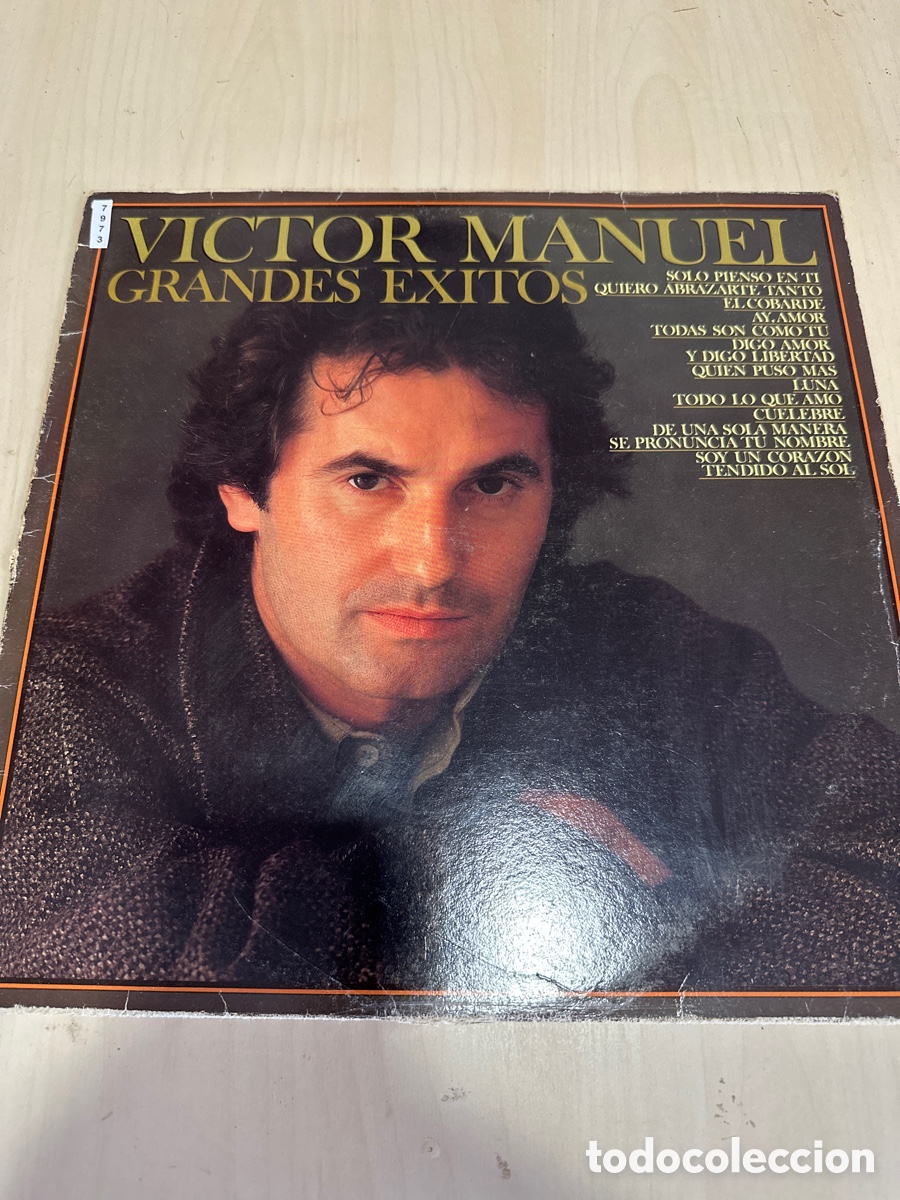 Discos de vinilo: VIN7973 V&iacute;ctor Manuel grandes &eacute;xitos segunda mano