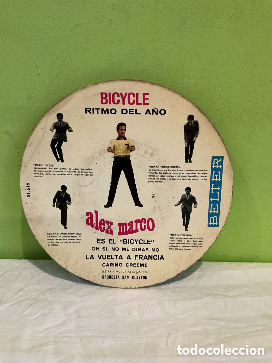 Discos de vinilo: Alex Marco &ndash; Bicycle Ritmo del A&ntilde;o &ndash; EP 7&rdquo; Belter 1966 - Foto 6