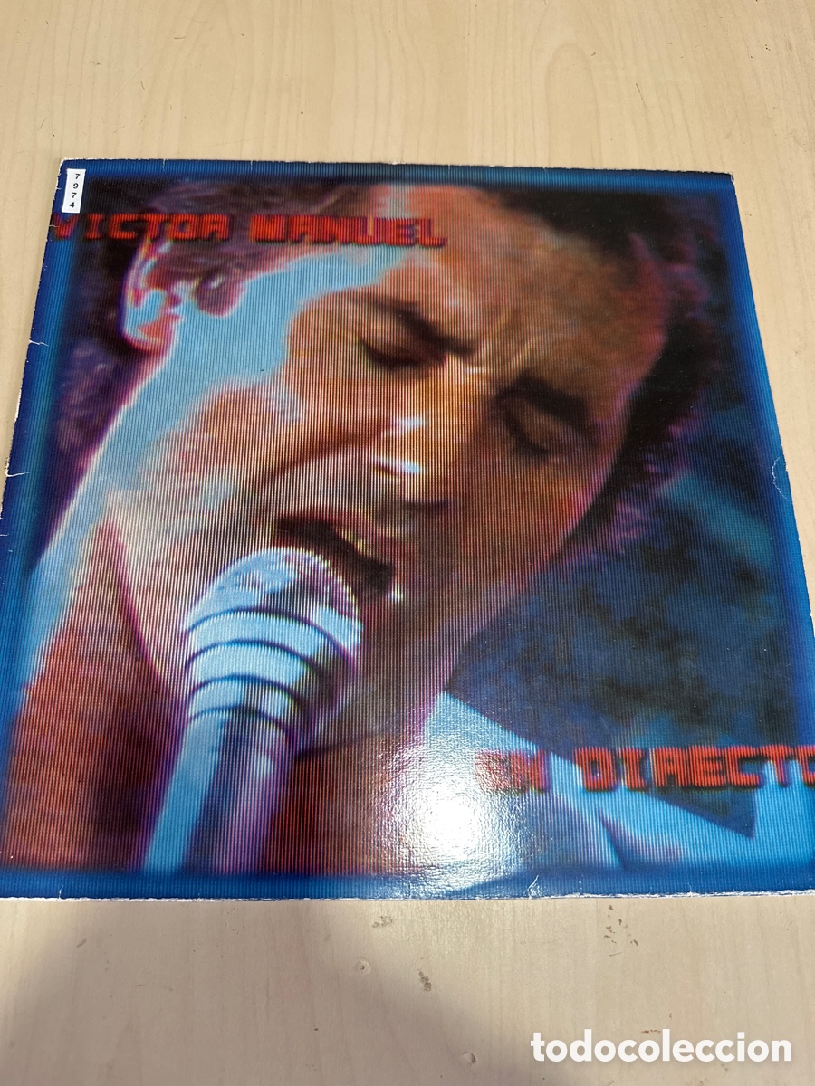 Discos de vinilo: VIN7974 V&iacute;ctor Manuel en directo segunda mano