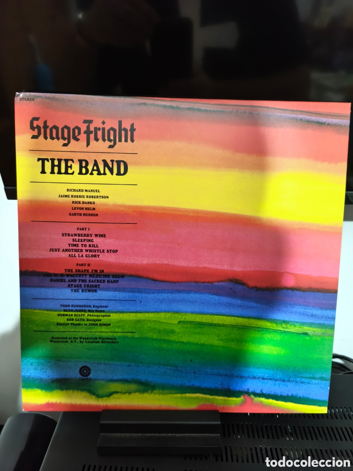 Discos de vinilo: The Band: Stage Fright 2015 USA Poster
