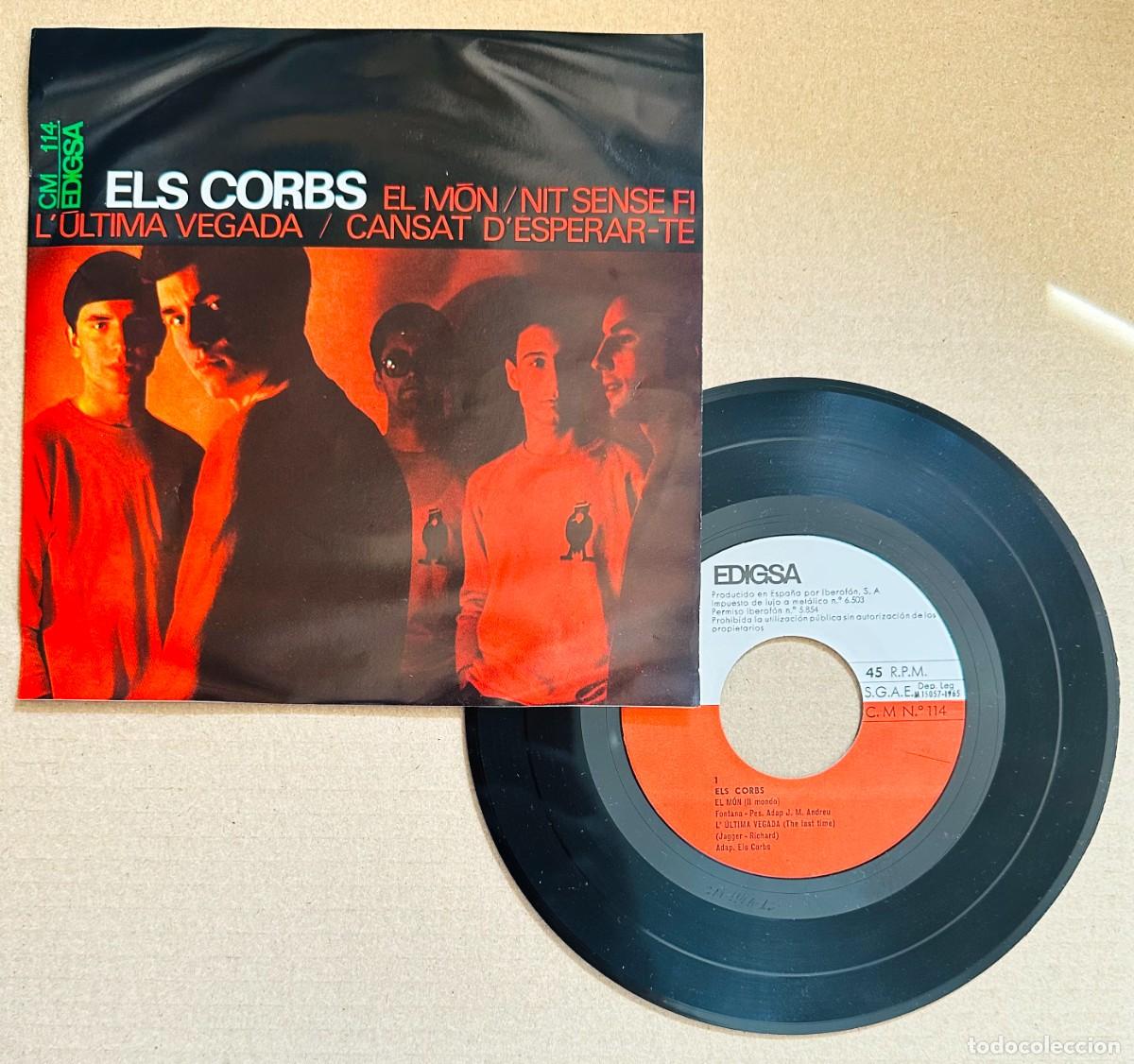 Discos de vinilo: ELS CORBS ROLLING STONES EP LAST TIME 1965 EX - Foto 1