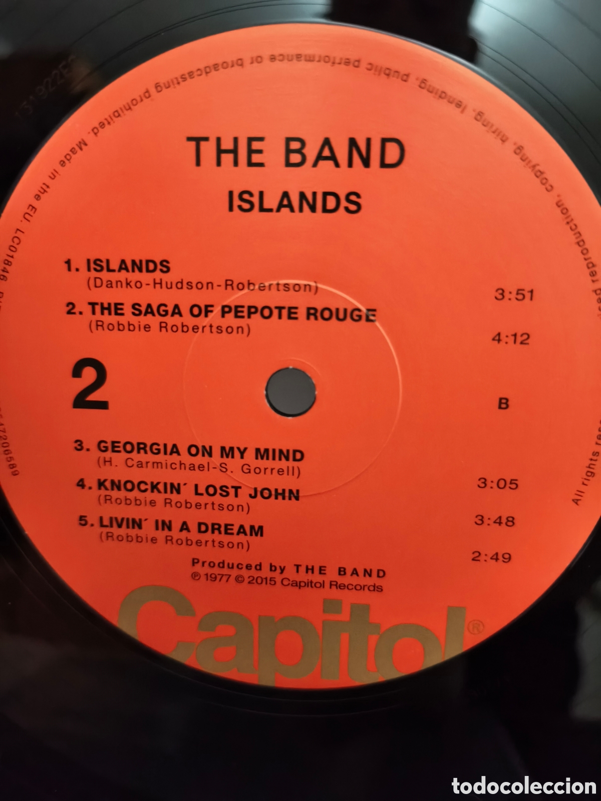 Discos de vinilo: The Band: Islands LP 2015 - Foto 4