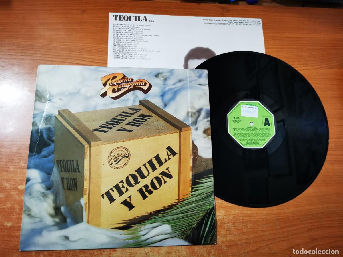 Discos de vinilo: PEQUE&Ntilde;A COMPA&Ntilde;IA Tequila y ron LP VINILO DEL A&Ntilde;O 1982 CON ENCARTE CONTIENE 31 TEMAS
