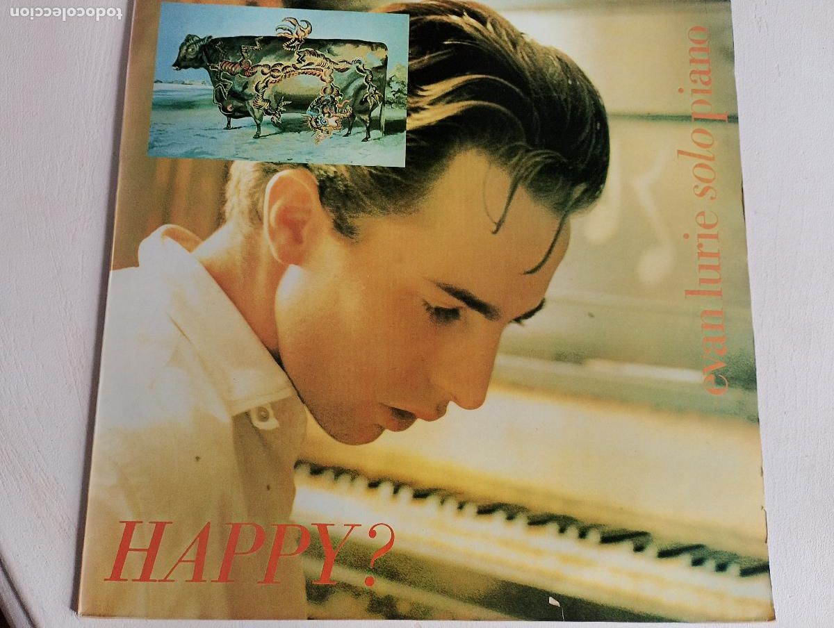 Discos de vinilo: Evan Lurie &ndash; Happy? Here? Now? ed espa&ntilde;ola,1986, Jazz, Latin, Free Improvisat