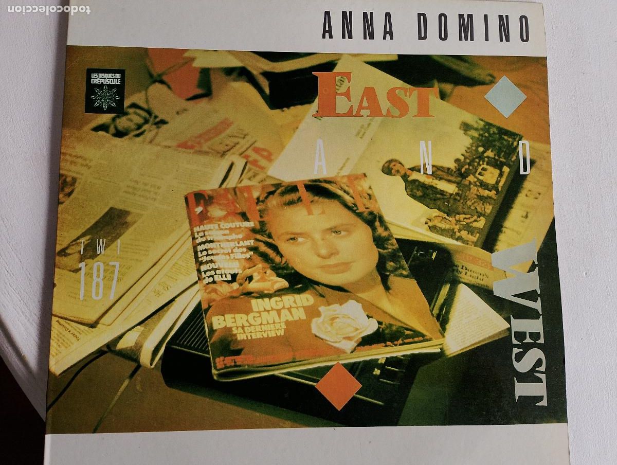 Discos de vinilo: Anna Domino &ndash; East And West, ed espa&ntilde;ola, 1984,Electronic Downtempo, Synth-pop