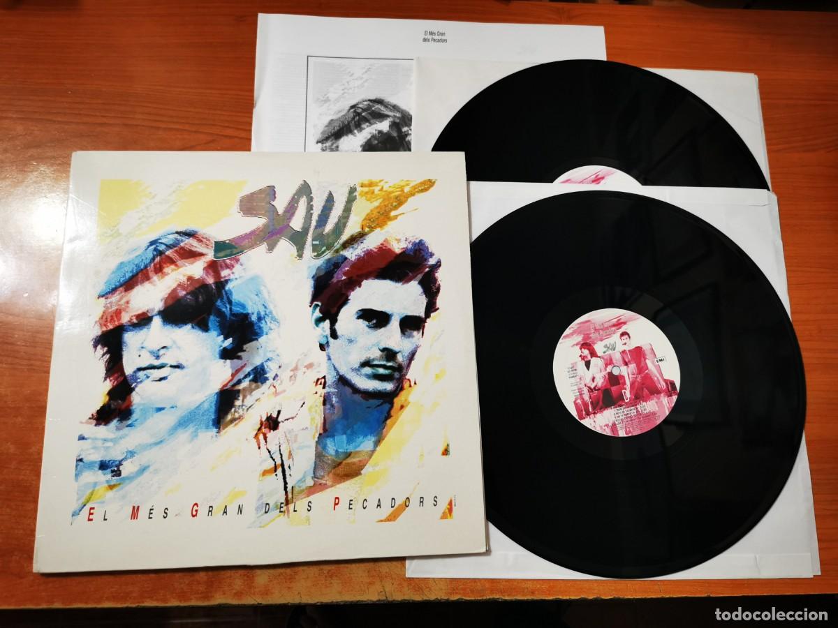 Discos de vinilo: SAU El mes gran dels pecadors 2 LP VINILO DEL A&Ntilde;O 1991 CON ENCARTE CONTIENE 21 TEMAS