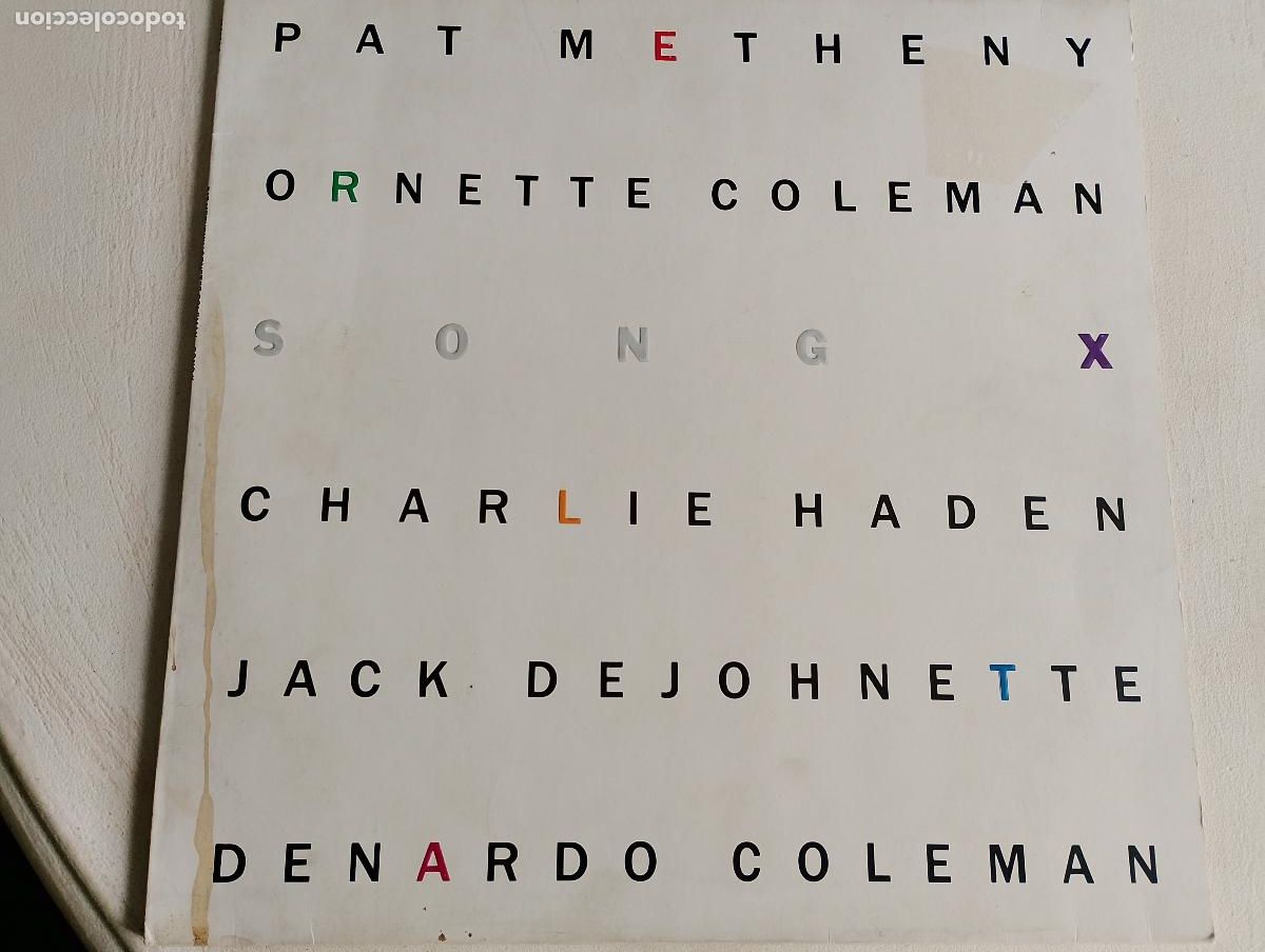 Discos de vinilo: Pat Metheny / Ornette Coleman &ndash; Song X, 1986 Jazz Free Jazz