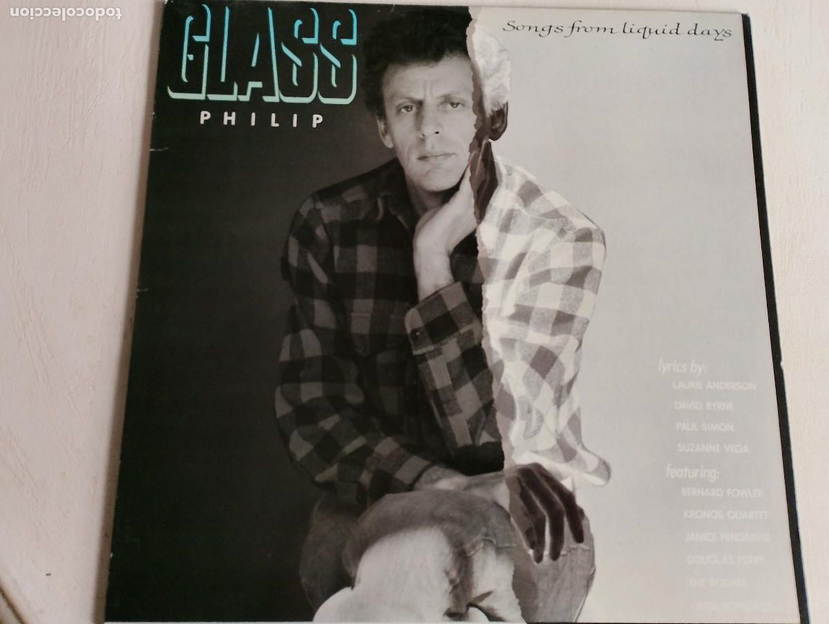 Vinyl-Schallplatten: Philip Glass &ndash; Songs From Liquid Days, ed espa&ntilde;ola,1986 Electronic,