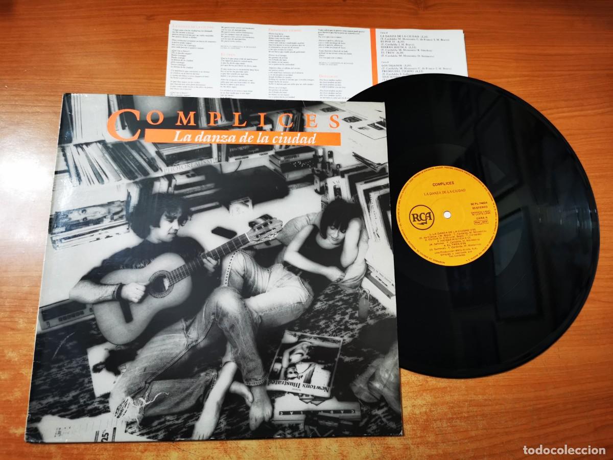 Discos de vinilo: COMPLICES La danza de la ciudad LP VINILO A&Ntilde;O 1990 RCA TEO CARDALDA CONTIENE 9 TEMAS