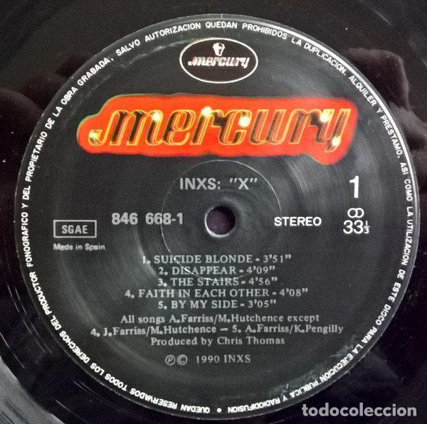 Discos de vinilo: INXS &ndash; X (Vinyl, Mercury 846 668-1) - Foto 5