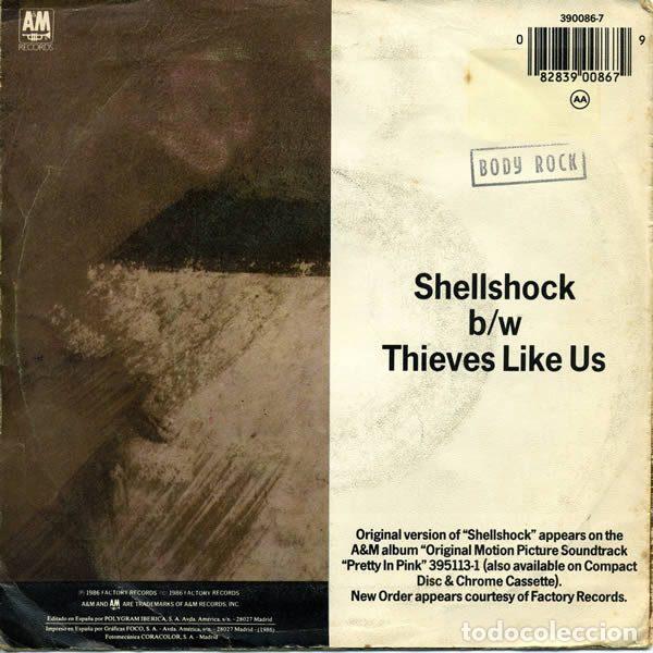 Discos de vinilo: New Order &ndash; Shellshock (Vinyl, A&M Records 390 086-7) - Foto 2