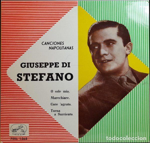 Vinyl records: Giuseppe di Stefano &ndash; Canciones Napolitanas (Vinyl, La Voz De Su Amo 7ERL 1.068)