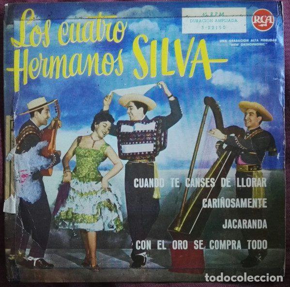 Vinyl records: Los Cuatro Hermanos Silva &ndash; Cuando Te Canses De Llorar (Vinyl, RCA 3-22150)