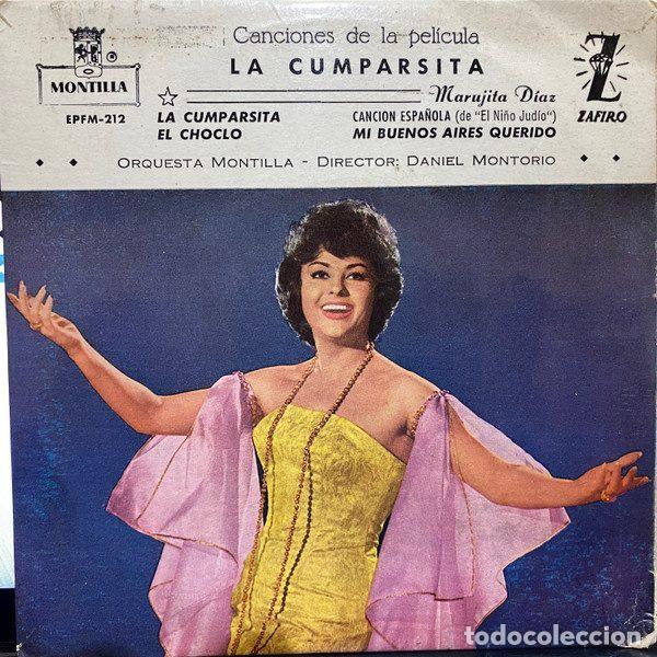 Disques de vinyle: Marujita Diaz &ndash; La Cumparsita (Canciones De La Pelicula) (Vinyl, Montilla EPFM-212)