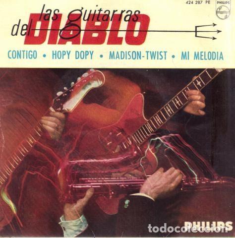 Disques de vinyle: Las Guitarras Del Diablo &ndash; &rdquo;Twist, Siempre Twist&rdquo; (Vinyl, Philips 424 287 PE)