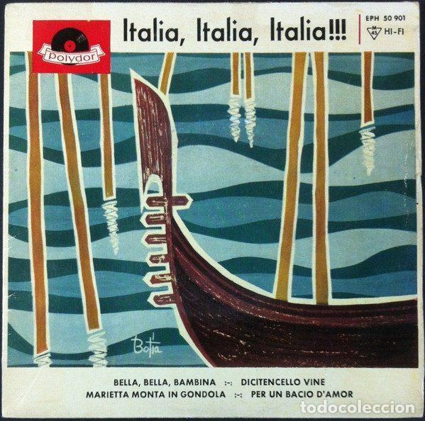 Dischi in vinile: Vasco Cordoni Con Archie Silansky Y Su Orquesta &ndash; Italia, Italia, Italia!! (Vinyl, Polydor EPH...