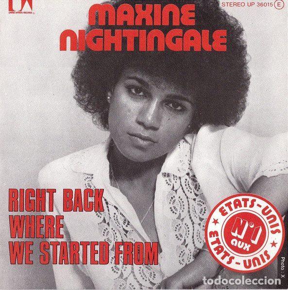 Vinyl-Schallplatten: Maxine Nightingale &ndash; Right Back Where We Started From (Vinyl, United Artists Records UP 36015)