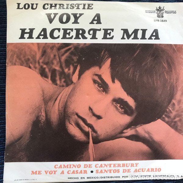Disques de vinyle: Lou Christie &ndash; Voy A Hacerte M&iacute;a = I&rsquo;m Gonna Make You Mine (Vinyl, Buddah Records EPB-1649)