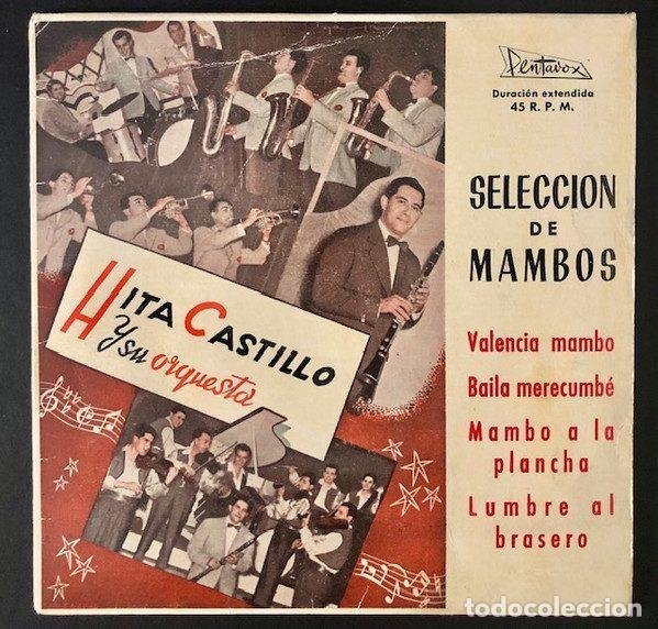 Vinyl records: Hita Castillo Y Su Orquesta &ndash; Selecci&oacute;n De Mambos (Vinyl, Pentavox PEN-104)