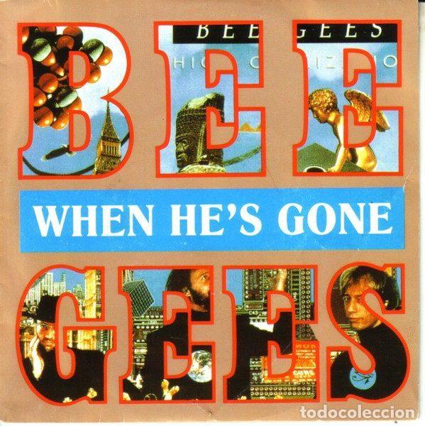 Vinyl records: Bee Gees &ndash; When He's Gone (Vinyl, WEA 1377)