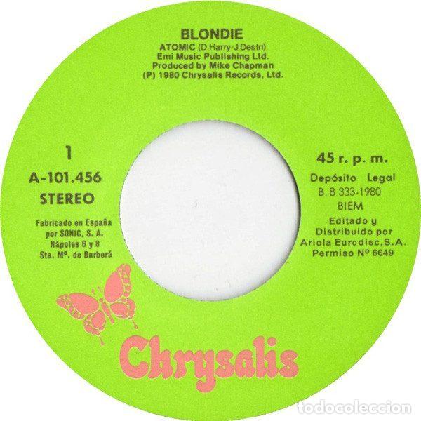 Discos de vinilo: Blondie &ndash; Atomic (Vinyl, Chrysalis A-101456) - Foto 4