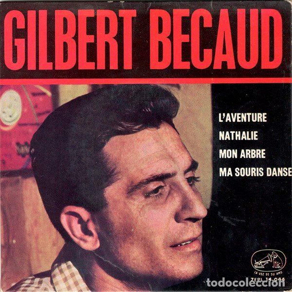 Dischi in vinile: Gilbert B&eacute;caud &ndash; L'Aventure / Nathalie / Mon Arbre / Ma Souris Danse (Vinyl, La Voz De Su Amo...