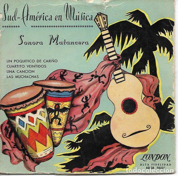 Vinyl records: La Sonora Matancera &ndash; Sud-Am&eacute;rica En M&uacute;sica (Vinyl, London Records EDGE 70221)