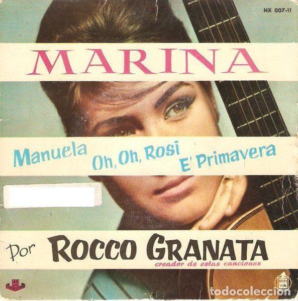 Discos de vinilo: Rocco Granata &ndash; Marina (Vinyl, Hispavox HX 007-11)