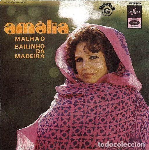 Disques de vinyle: Am&aacute;lia Rodrigues &ndash; Malh&atilde;o / Bailinho Da Madeira (Vinyl, Columbia 8E 006 40380)