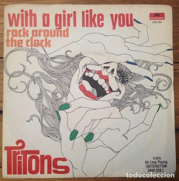 Discos de vinilo: Tritons &ndash; With A Girl Like You (Vinyl, Polydor 2060 065)