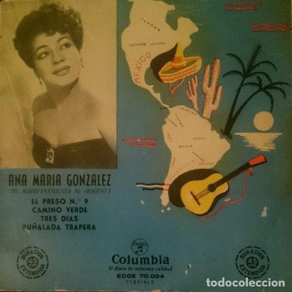 Discos de vinilo: Ana Mar&iacute;a Gonz&aacute;lez &ndash; El Preso N&ordm; 9 / Camino Verde / Tres D&iacute;as / Pu&ntilde;alada Trapera (Vinyl,...