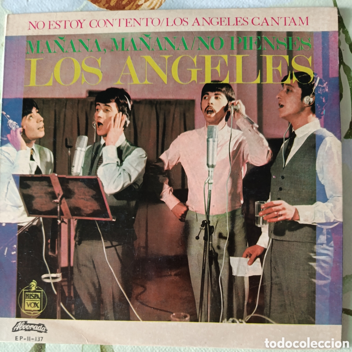 Discos de vinil: Los &Aacute;ngeles Ep sello Alvorada-Hispavox.
