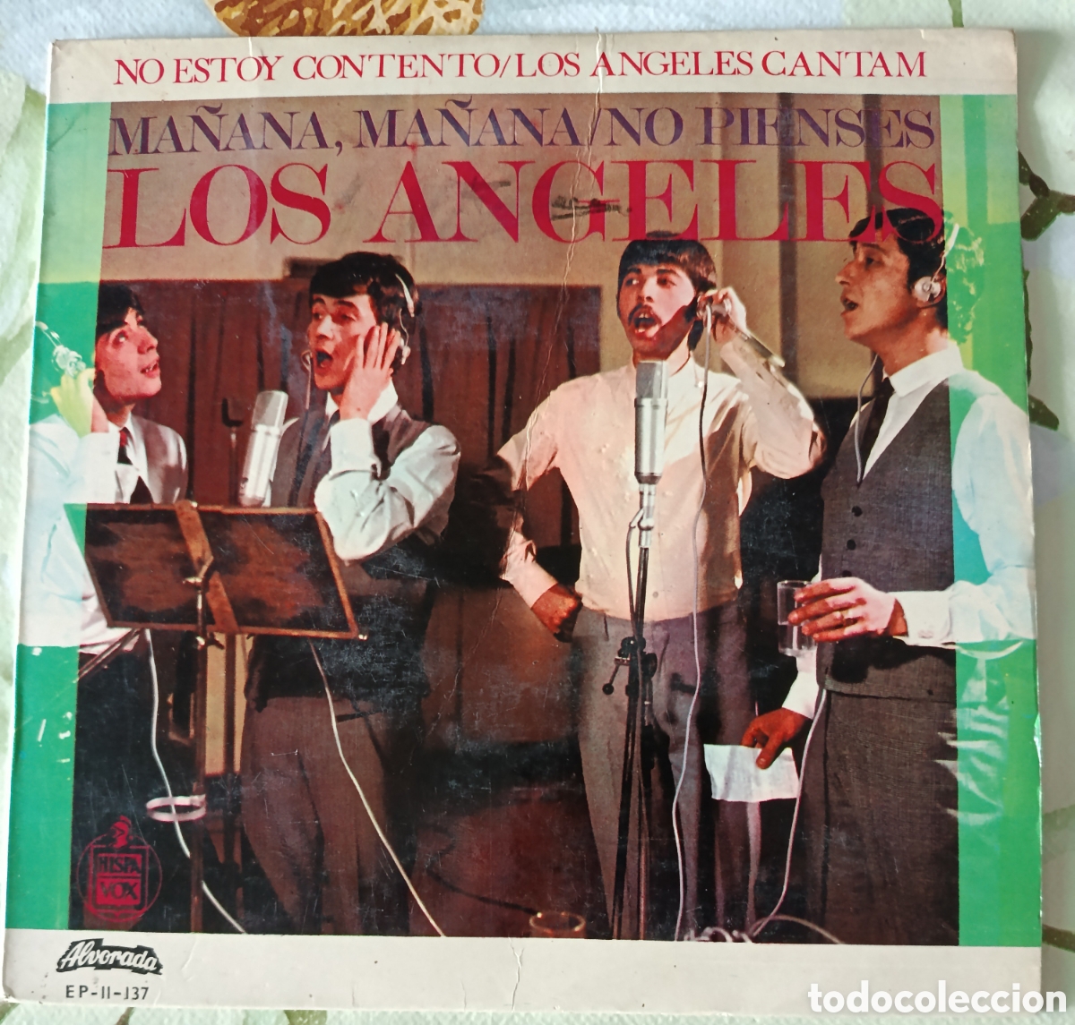 Discos de vinil: Los &Aacute;ngeles Ep sello Alvorada-Hispavox.