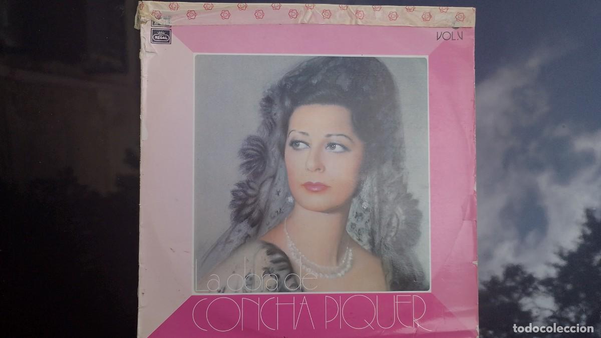 Discos de vinilo: Concha Piquer &ndash; La obra de Concha Piquer Vol. V &ndash; LP Regal 1975