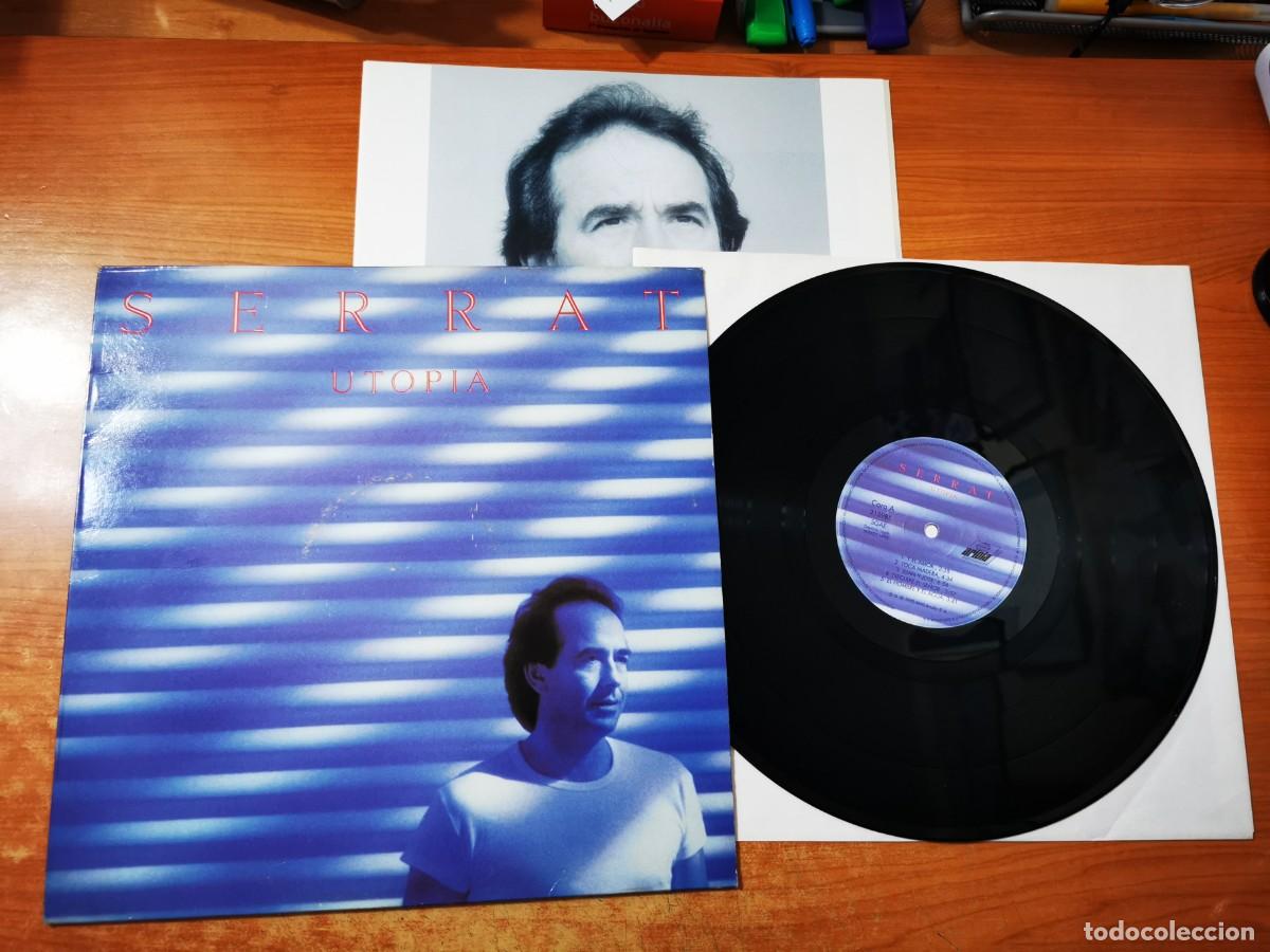 Discos de vinilo: JOAN MANUEL SERRAT Utopia LP VINILO DEL A&Ntilde;O 1992 CON ENCARTE CONTIENE 10 TEMAS
