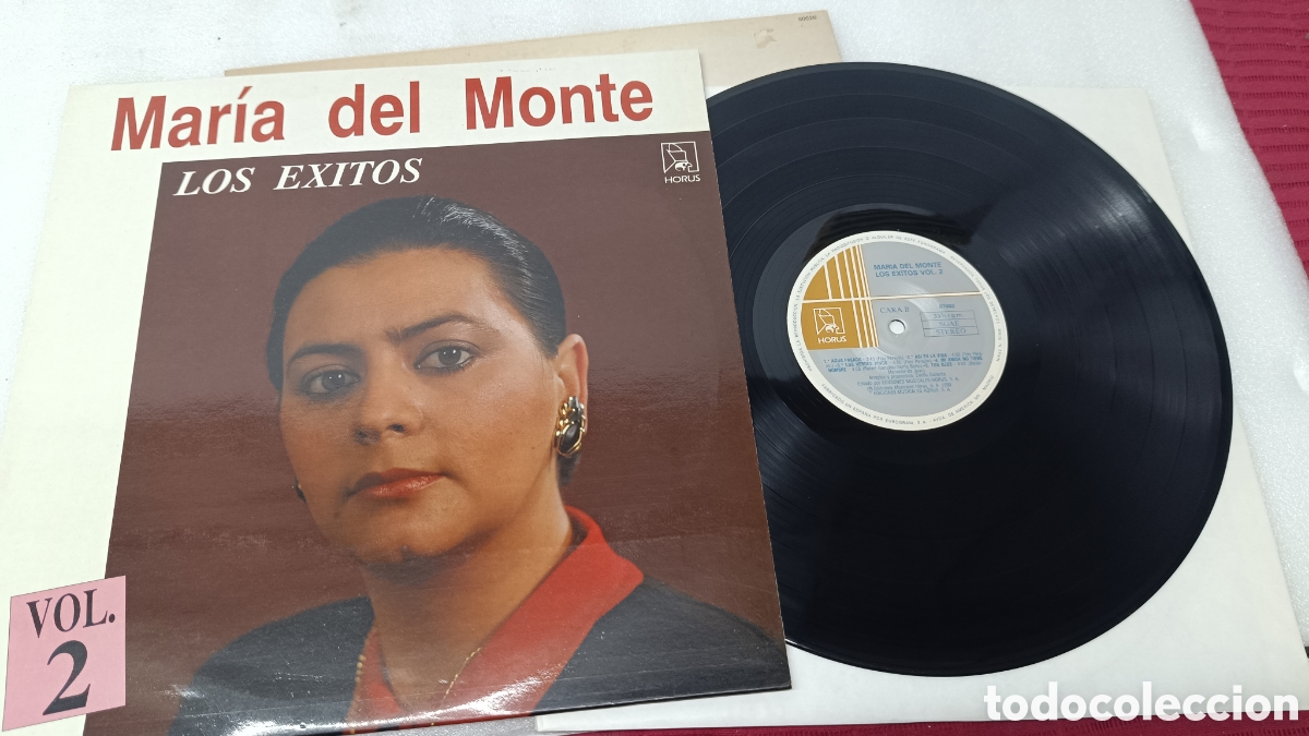 Discos de vinilo: LOTE DE 3 DISCOS DE MARIA DEL MONTE - Foto 3