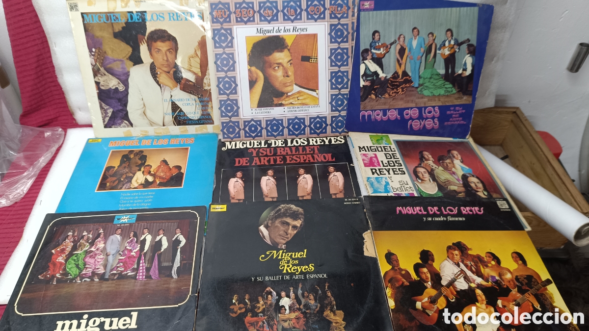 Vinyl records: LOTE DE 9 DISCOS DE MIGUEL DE LOS REYES VER FOTOS