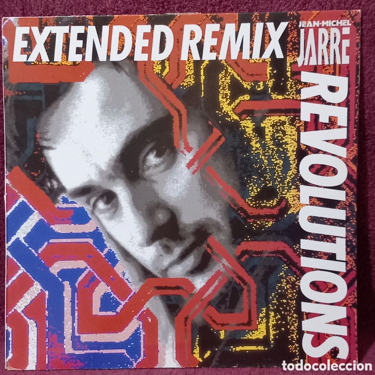 Discos de vinilo: MAXI JEAN-MICHEL JARRE EXTENDED REMIX(1988)BUEN ESTADO