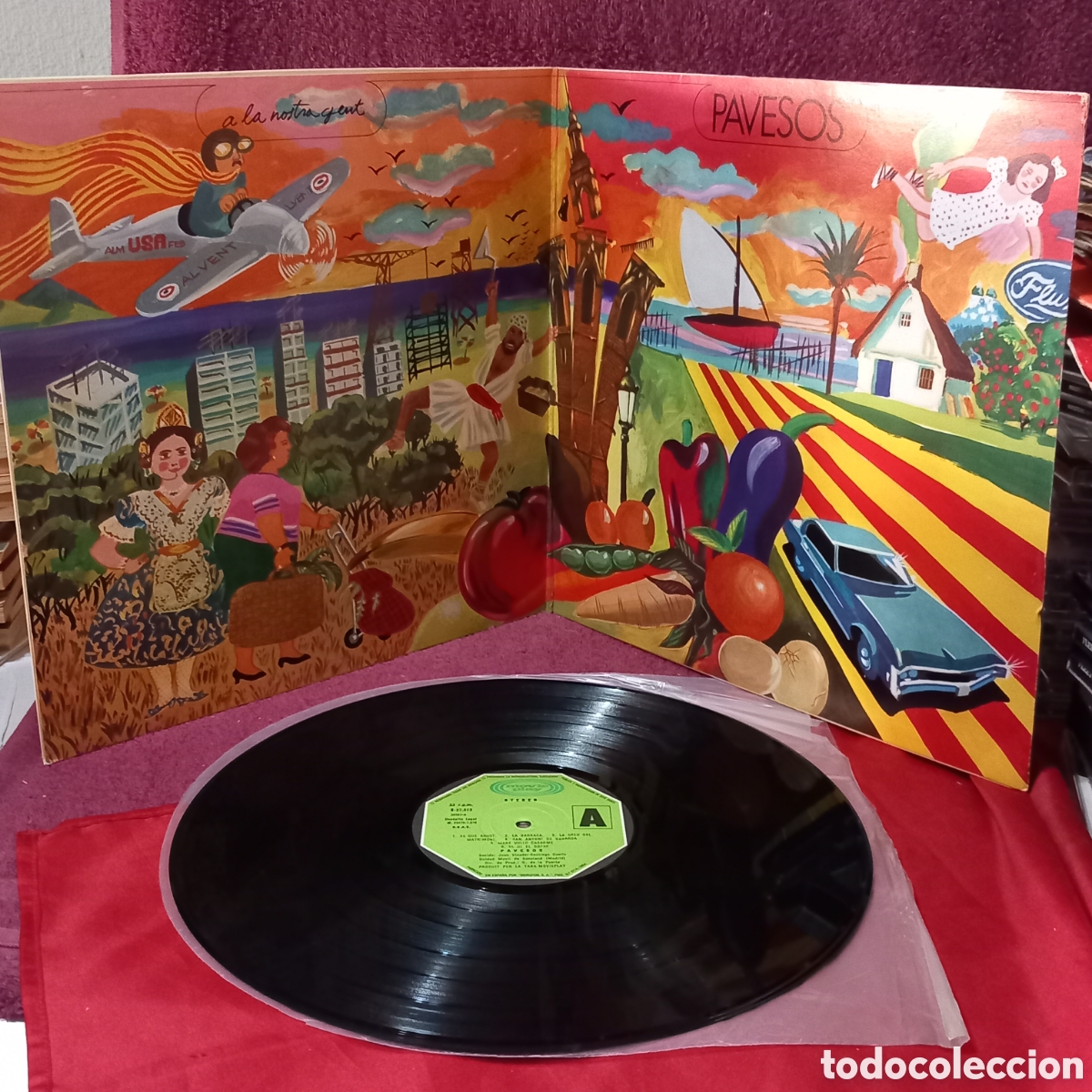 Discos de vinilo: LP PAVESOS A LA NOSTRA GENT(1976 MOVIE PLAY)EXCELENTE ESTADO