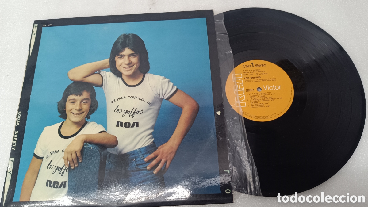 Discos de vinilo: LOS GOLFOS - QUE PASA CONTIGO TIO 1976