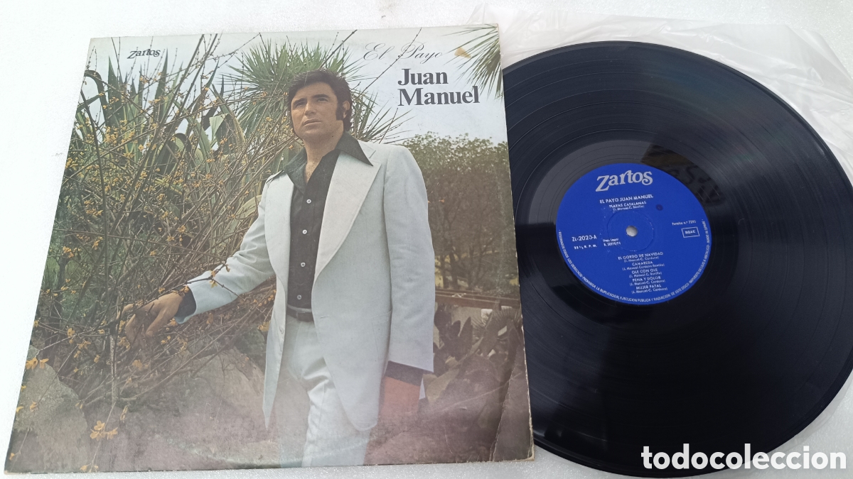 Vinyl records: EL PAYO JUAN MANUEL - &iexcl; RUMBAS ! DE EL PAYO JUAN MANUEL ( 1974 )