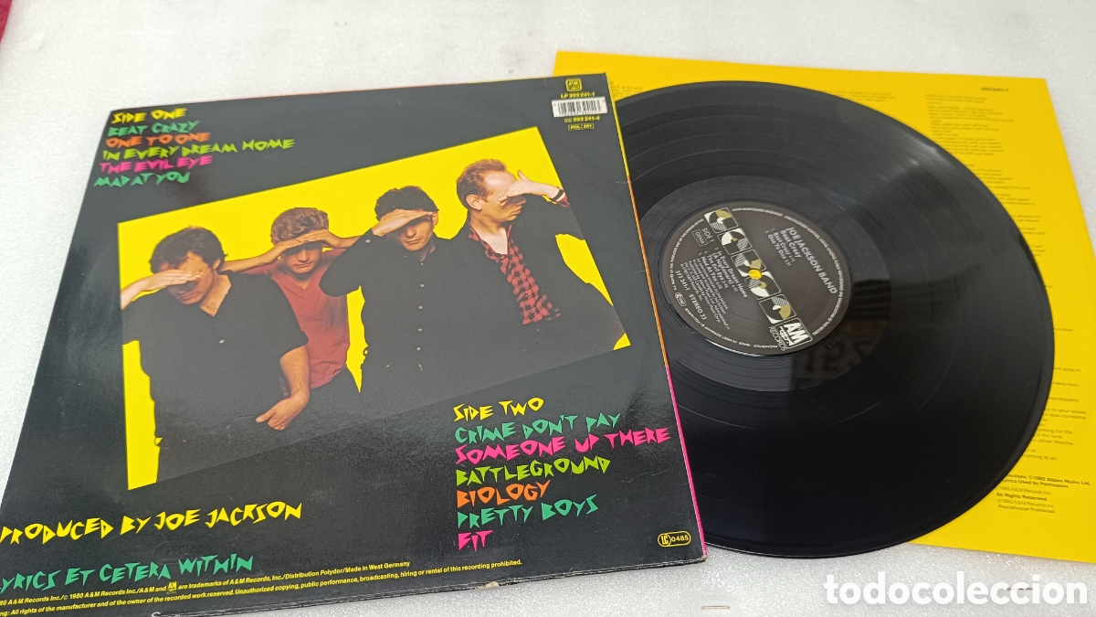 Discos de vinilo: JOE JACKSON BAND - BEAT CRAZY - Foto 2